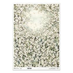 Reispapier Decoupage Bastelpapier für Decoupage A3 ITD-1423L kleine Blumen