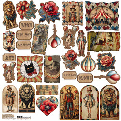 AUFKLEBER - ScrapLove - Circus 2 - Zirkus 2
