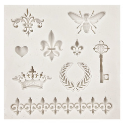 LOVEART SILIKONFORM Mold Abformen Gießen Mould, Schlüssel, Motte, Krone