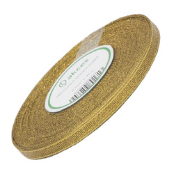 Glitzerband 6 mm - 32m gold