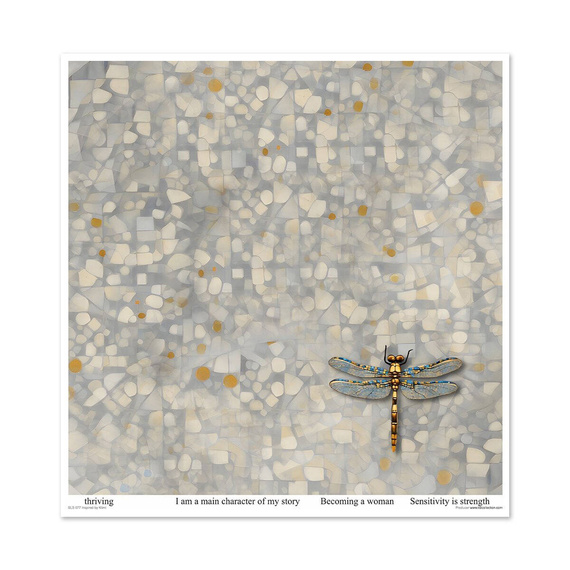 ITD COLLECTION Setz 11Stk 30x30cm Scrapbooking Papier -  Inspired by Klimt