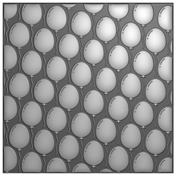 NELLIE'S CHOICE Embossing Folder Prägefolder Prägeschablone, EF3D115 Luftballons Ballons