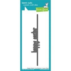 Stanzform Präge Stanzschablone Cutting Die - Lawn Fawn - Fröhliche Ostern Line Border
