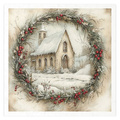 Reispapier-Set - Kinder, Weihnachten, Winterlandschaft - RSM186 - Itd Collection
