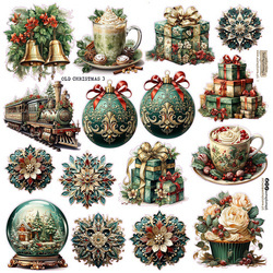 AUFKLEBER - ScrapLove - Alte Weihnachten 3