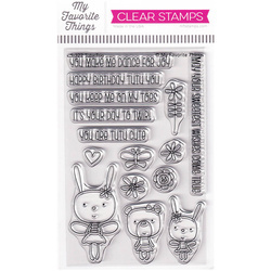 MY FAVORITE THINGS - Klar Stempel Stamps Clearstam, Tutu Trio