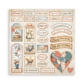 Scrapbooking Papier Set 30x30 - Family - Stamperia