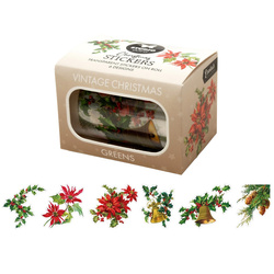STUDIO LIGHT AUFKLEBER Dekor Stickers Scrapbooking - Vintage Christmas Greens