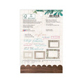 P13 - Papierelemente Scrapbooking - Frames and words Naturalist - 13 Stück