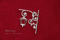 Dekorpappe Die Cut Chipboard Park Avenue Laterne 02 - 2850 SCRAPINIEC