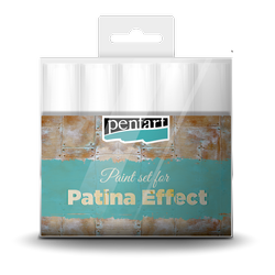 PENTART PATINA EFFECT Farben Set Patina-Effekt Farben Decoupage Basteln 