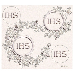 SCRAPINIEC Dekorpappe Die Cut Chipboard Dekoration Ornament, Weinrebe Hostie IHS