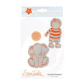 TONIC STUDIOS Gummistempel Stempel Motivstempel - Henri & Heffi, Junge und Elefant