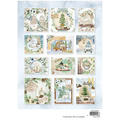 STUDIO LIGHT 32Blatt A4 Papierset + Elemente Scrapbooking Papier Let it Snow