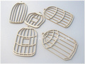Dekorpappe Die Cut Chipboard- Rae-Käfige - Scrapiniec