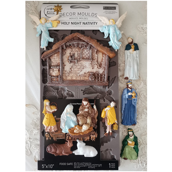 PRIMA SILIKONFORM Mold Abformen Gießen Mould, Holy Night Nativity