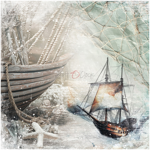 Scrapbooking Papier Set 15x15 - Craft o'clock - Emerald Tales