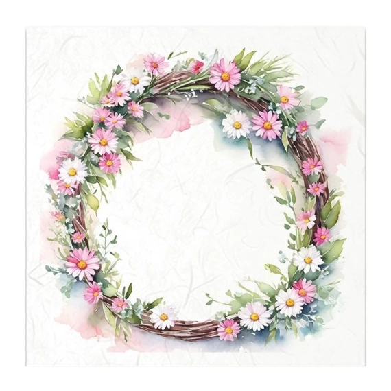 Scrapbooking-Bastelpapier-Set reis - ITD - RSM125 Maiglöckchen, Gänseblümchen