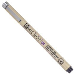 Pigma Micron 04 schwarz - Schwarz 0,40mm - Sakura Tintenschreiber