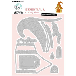 Stanzschablone – Cutting Die für Papier - StudioLight - Mushroom house