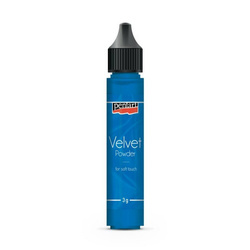 Samtpuder 30ml blau / blau - PENTART
