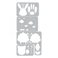 SIZZIX Stanzer Präge Stanzschablone Cutting Die, Critters Tiere 664151