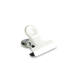 Metallclip weiß 19 mm - 1 Stk 