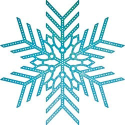 CHEERY LYNN Stanzform Präge Stanzschablone Cutting Die - Snowflake Delight 2 - B609 Schneeflocke