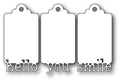 Stanzform Präge Stanzschablone Cutting Die - Poppystamps - Greeting Tags 