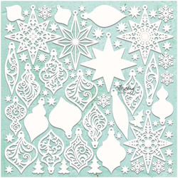 MINTAY Chippies - Dekorpappe Die Cut Chipboard Dekoration Ornaments