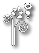 Stanzform Präge Stanzschablone Cutting Die - Poppystamps - Water Spouts 1385