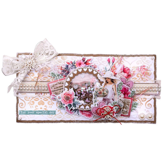 Stanzform Präge Stanzschablone Cutting Die und Stempel - StudioLight - Heart ATC