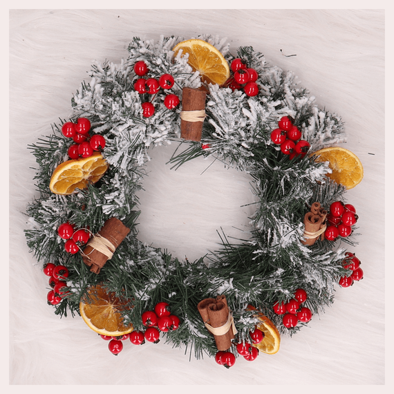 Weißdorn Früchte auf einem Draht - 1 Zweig