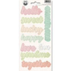 P13 Craft AUFKLEBER Dekor Stickers für Bullet Journal Scrapbooking Meet again 04