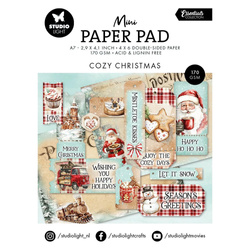 STUDIO LIGHT Scrapbooking-Papier Set A7 mit Elementen - Cozy Christmas