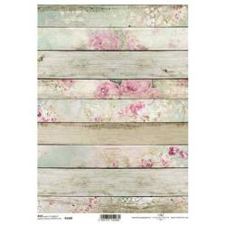 ITD Reispapier Decoupage Bastelpapier Softpapier Serviettentechnik, Bretter R1688