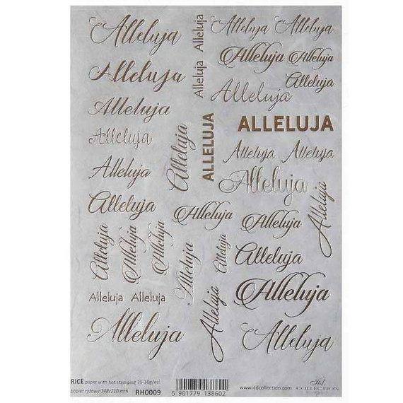 Papier ryżowy do decoupage A4 ITD-R440
