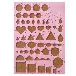 Quilling Schablone 15x21cm Muster Formen