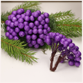 Beerenzweig - violett - 1 Zweig mit 40 Beeren