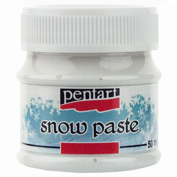 PENTART Grobkörnige Schnee Paste Snow Paste 50ml, 0989