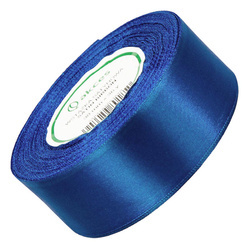 Dunkelblaues Satinband 38mm - 32mb