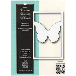 MEMORY BOX Stanzform Präge Stanzschablone Scrapbooking, Schmetterling 99779