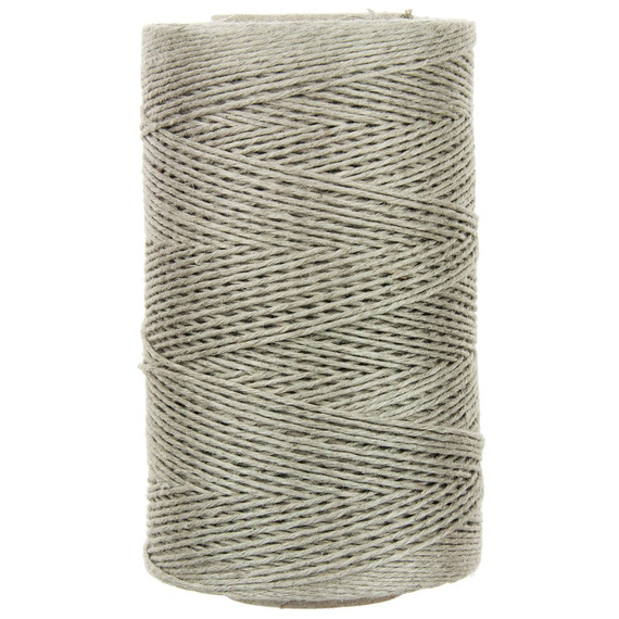 Graue Flachsfäden matt 150x3 - 100g
