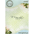 AGATERIA - Transparent Stempel Motivstempel Clear Stamp To Wasz dzień! - Untertitel PL