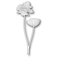 MEMORY BOX Stanzformen Set Stanzschablone Scrapbooking Die Cut, Splendid Poppy Stems Mohnblumen