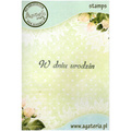 AGATERIA - Transparent Stempel Motivstempel Clear Stamp  W dniu urodzin Untertitel PL 