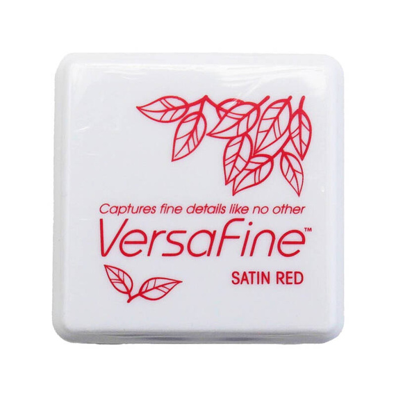 Tsukineko VersaFine Small – Pigmentstempelkissen auf Ölbasis - Satin Red