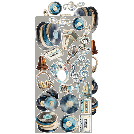 Scrapbooking-Zubehör-Set - Craft o'clock - Melody of My Soul - MIX