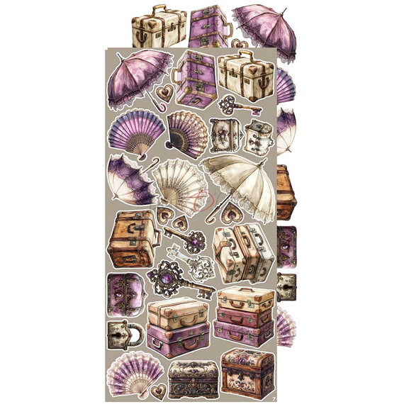 Scrapbooking-Zubehör-Set  - Craft o'clock -  Plum & Caramel - Plum
