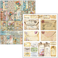CIAO BELLA Satz doppelseitigen Scrapbooking Papier A4 Mixed Media Book LuMania - Quintessential